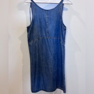 Calvin Klein Jeans Light Blue Tensel Denim Dress